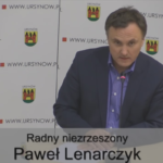 Paweł Lenarczyk - sesja Rady Dzielnicy Ursynów