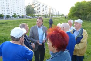 Spotkanie z mieszkańcami ul. Polaka, 25.05.2017