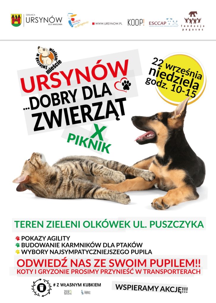 X edycja pikniku rodzinnego „Ursynów dobry dla zwierząt”